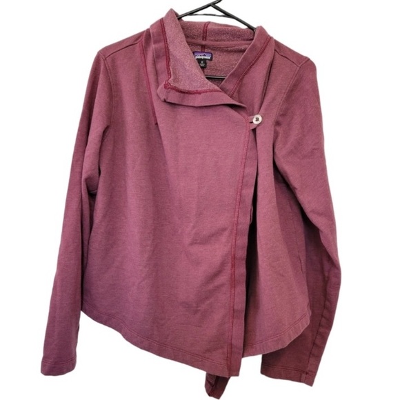 Patagonia Ahnya Wrap Cardigan Sweater Organic Size Medium Women's - Picture 1 of 11